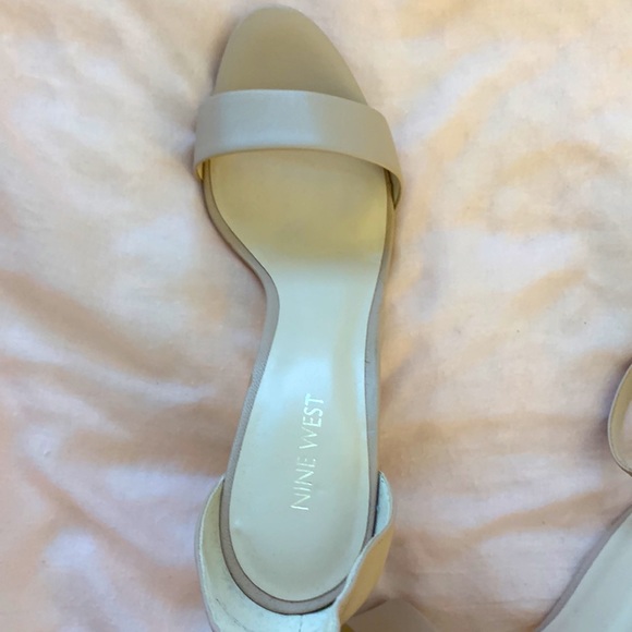 Nine West- Teeya Beige Sandal Heel - Picture 3 of 3